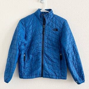 The North Face Youth Thermoball Blue Full Zip Jacket Size M 10/12